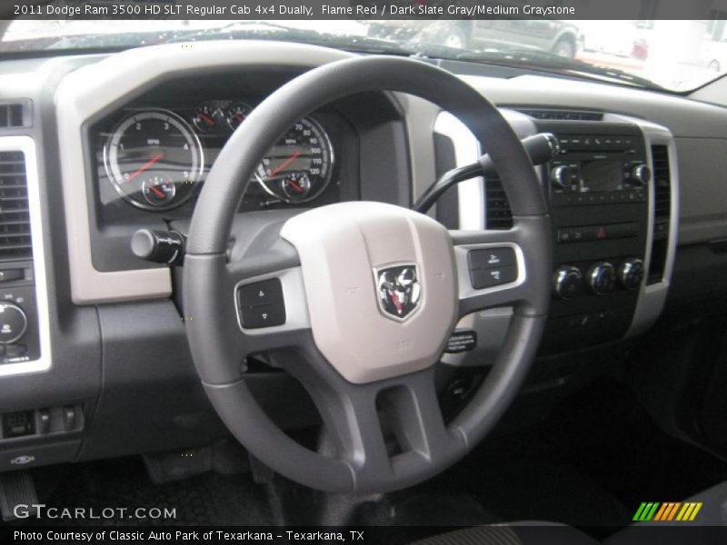  2011 Ram 3500 HD SLT Regular Cab 4x4 Dually Steering Wheel