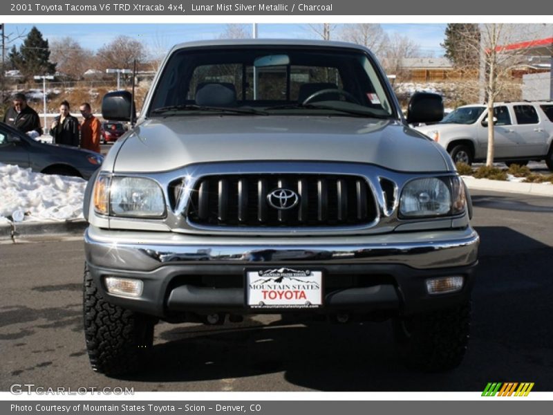 Lunar Mist Silver Metallic / Charcoal 2001 Toyota Tacoma V6 TRD Xtracab 4x4