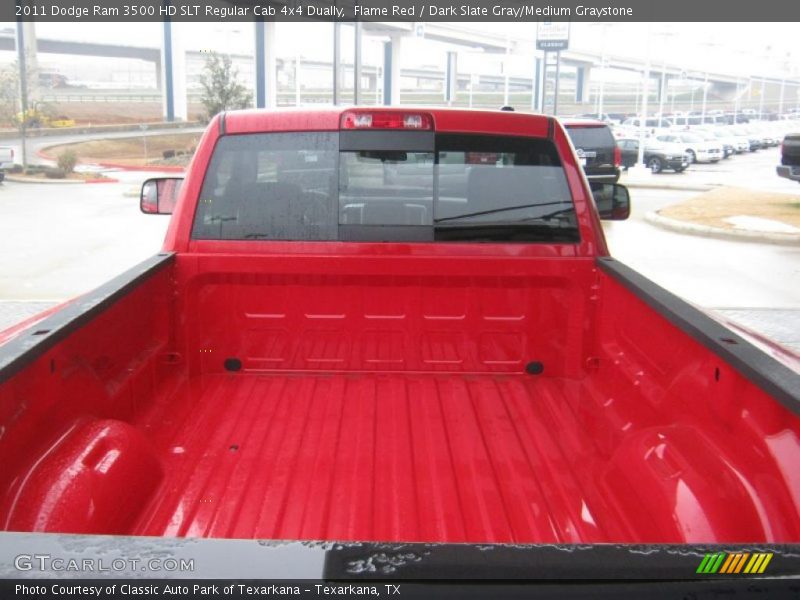 Flame Red / Dark Slate Gray/Medium Graystone 2011 Dodge Ram 3500 HD SLT Regular Cab 4x4 Dually
