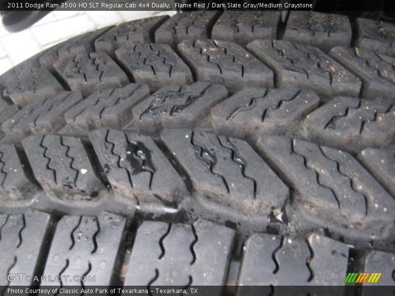 Flame Red / Dark Slate Gray/Medium Graystone 2011 Dodge Ram 3500 HD SLT Regular Cab 4x4 Dually