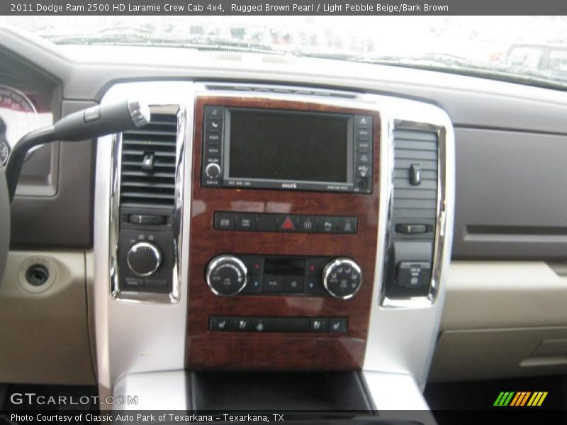 Rugged Brown Pearl / Light Pebble Beige/Bark Brown 2011 Dodge Ram 2500 HD Laramie Crew Cab 4x4
