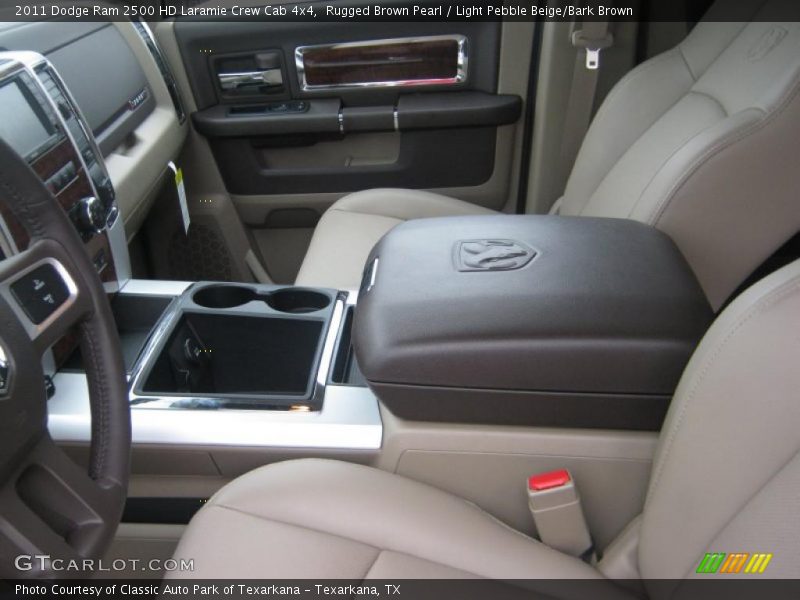 Rugged Brown Pearl / Light Pebble Beige/Bark Brown 2011 Dodge Ram 2500 HD Laramie Crew Cab 4x4