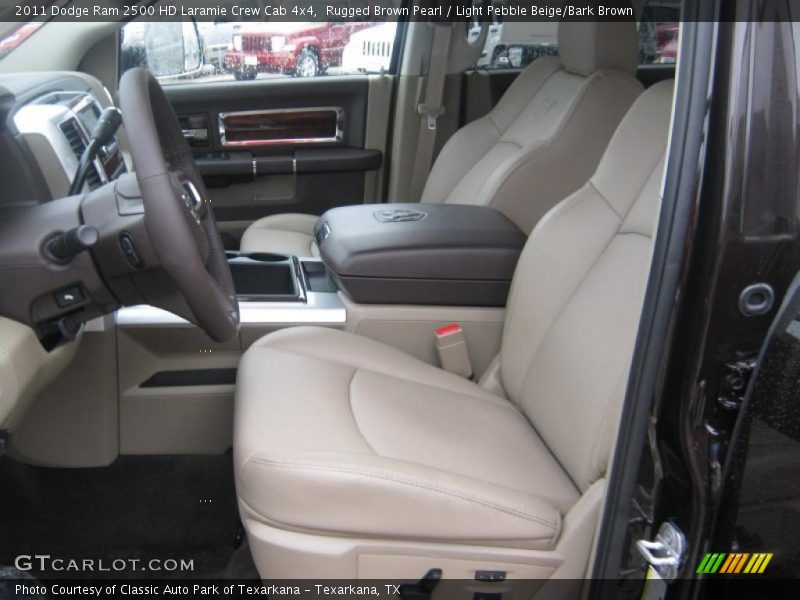 Rugged Brown Pearl / Light Pebble Beige/Bark Brown 2011 Dodge Ram 2500 HD Laramie Crew Cab 4x4