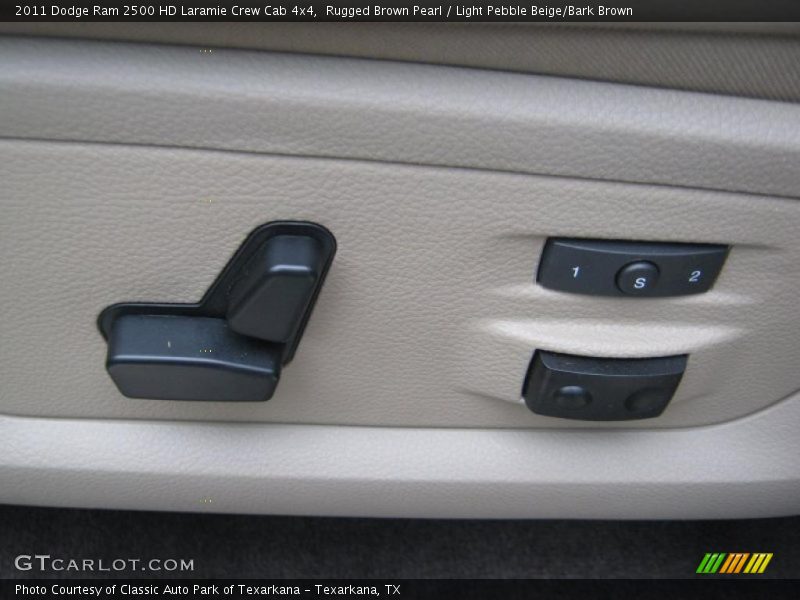 Rugged Brown Pearl / Light Pebble Beige/Bark Brown 2011 Dodge Ram 2500 HD Laramie Crew Cab 4x4