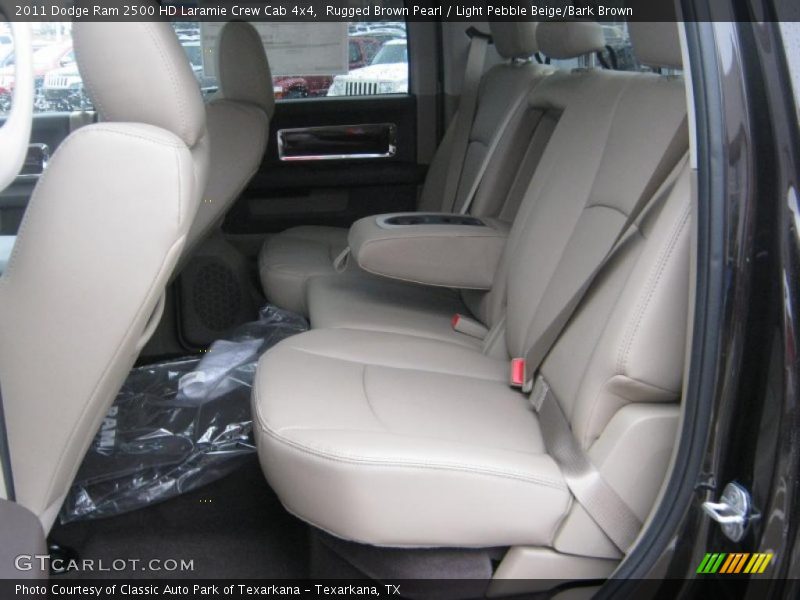 Rugged Brown Pearl / Light Pebble Beige/Bark Brown 2011 Dodge Ram 2500 HD Laramie Crew Cab 4x4