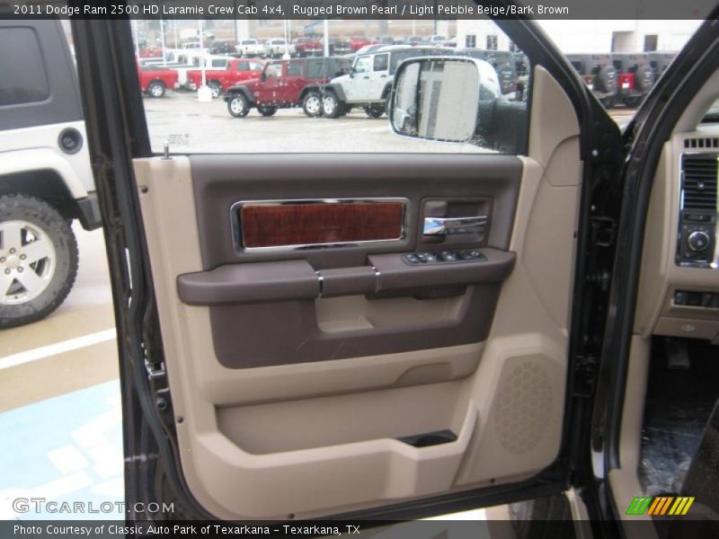 Rugged Brown Pearl / Light Pebble Beige/Bark Brown 2011 Dodge Ram 2500 HD Laramie Crew Cab 4x4