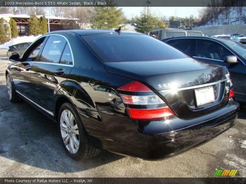 Black / Black 2009 Mercedes-Benz S 550 4Matic Sedan