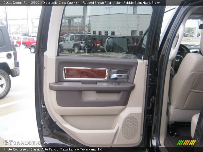 Rugged Brown Pearl / Light Pebble Beige/Bark Brown 2011 Dodge Ram 2500 HD Laramie Crew Cab 4x4