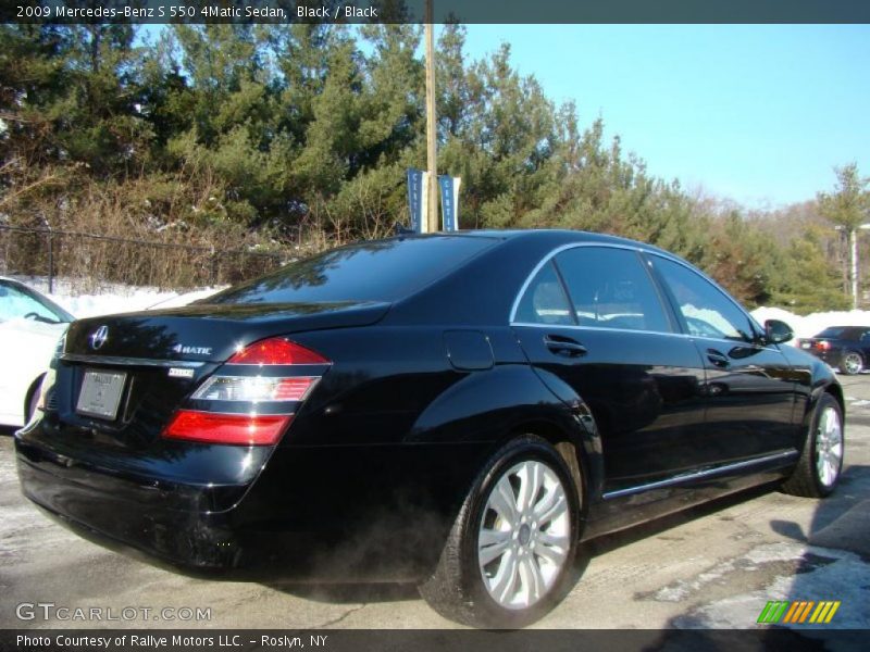 Black / Black 2009 Mercedes-Benz S 550 4Matic Sedan