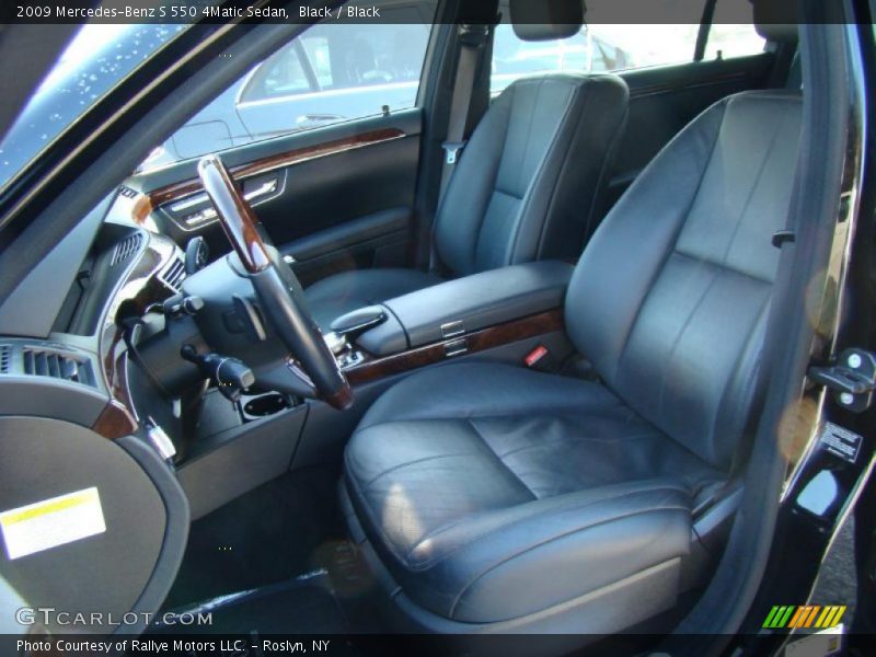 Black / Black 2009 Mercedes-Benz S 550 4Matic Sedan