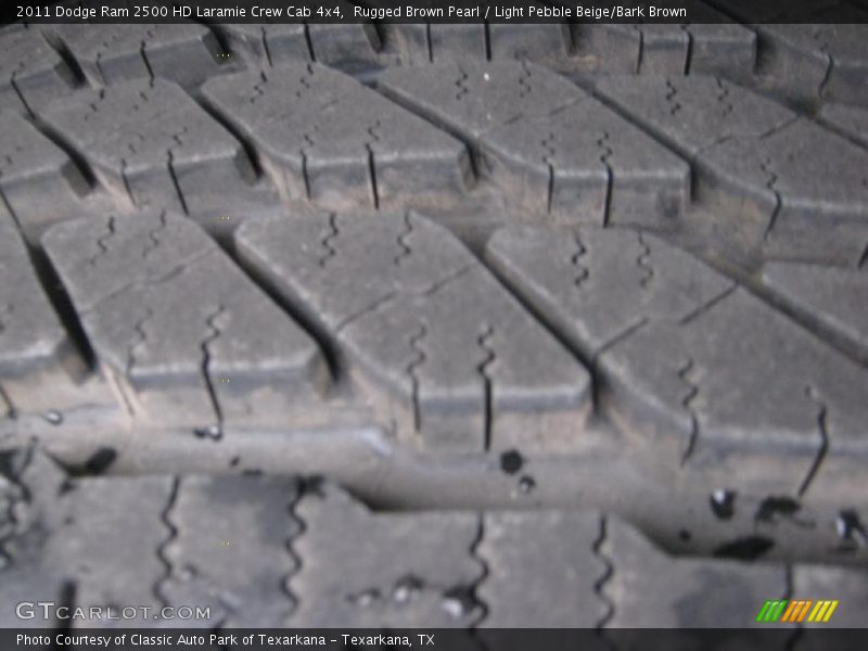 Rugged Brown Pearl / Light Pebble Beige/Bark Brown 2011 Dodge Ram 2500 HD Laramie Crew Cab 4x4