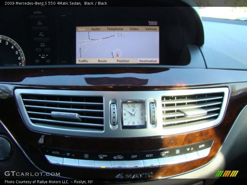 Black / Black 2009 Mercedes-Benz S 550 4Matic Sedan