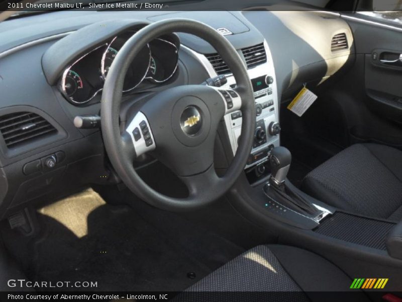 Silver Ice Metallic / Ebony 2011 Chevrolet Malibu LT