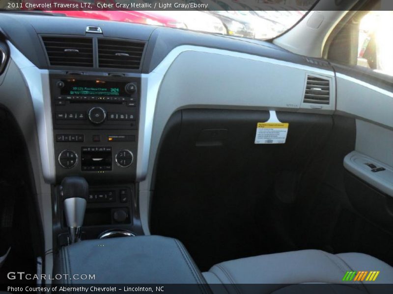 Cyber Gray Metallic / Light Gray/Ebony 2011 Chevrolet Traverse LTZ