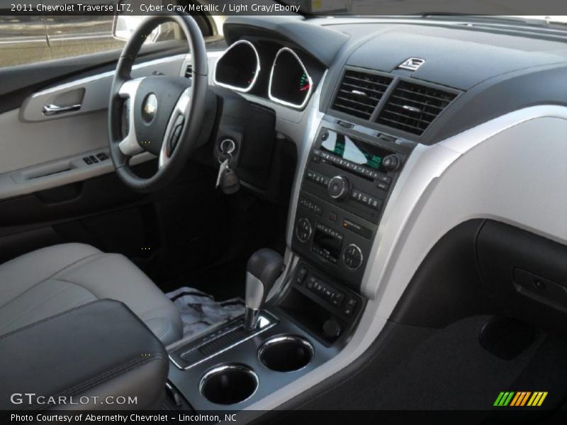 Cyber Gray Metallic / Light Gray/Ebony 2011 Chevrolet Traverse LTZ