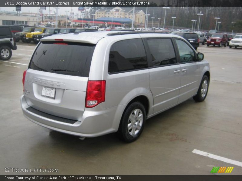 Bright Silver Metallic / Black/Light Graystone 2011 Dodge Grand Caravan Express