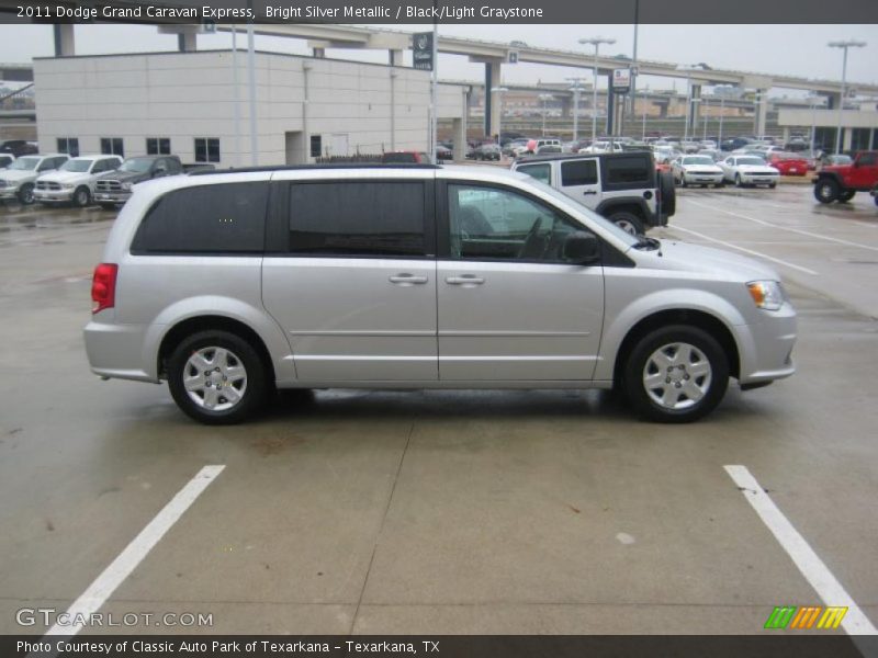 Bright Silver Metallic / Black/Light Graystone 2011 Dodge Grand Caravan Express