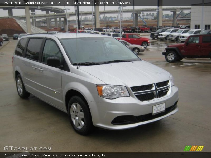 Bright Silver Metallic / Black/Light Graystone 2011 Dodge Grand Caravan Express