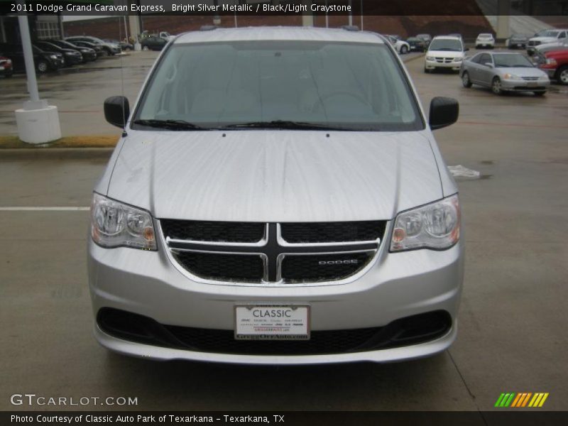 Bright Silver Metallic / Black/Light Graystone 2011 Dodge Grand Caravan Express