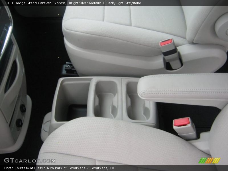 Bright Silver Metallic / Black/Light Graystone 2011 Dodge Grand Caravan Express