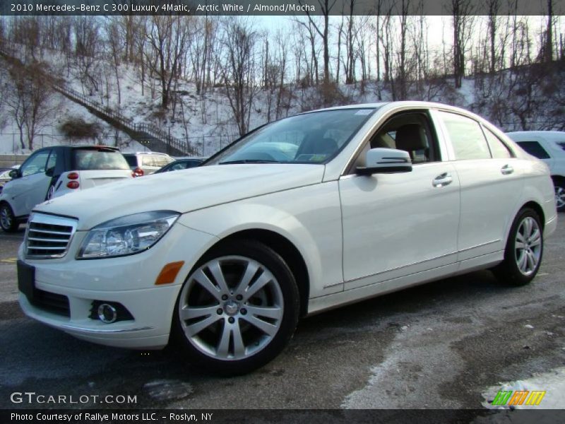 Arctic White / Almond/Mocha 2010 Mercedes-Benz C 300 Luxury 4Matic
