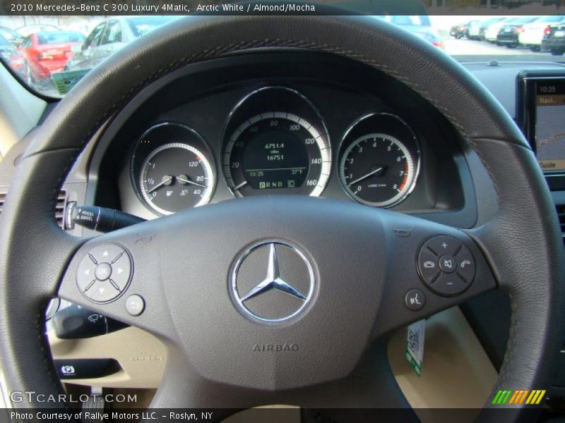 Arctic White / Almond/Mocha 2010 Mercedes-Benz C 300 Luxury 4Matic