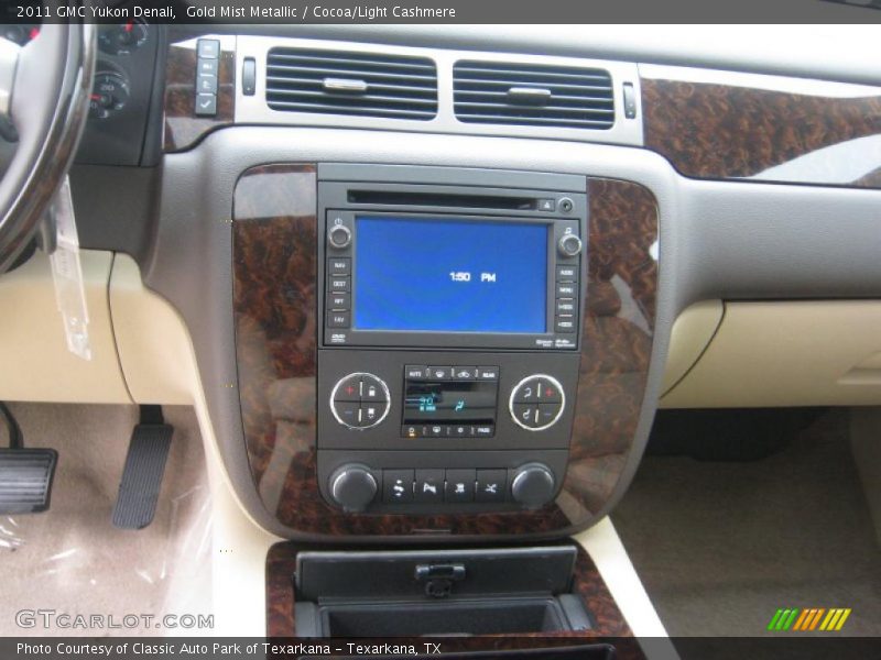 Gold Mist Metallic / Cocoa/Light Cashmere 2011 GMC Yukon Denali