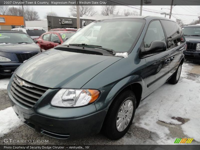 Magnesium Pearl / Medium Slate Gray 2007 Chrysler Town & Country