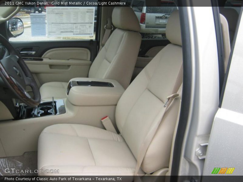Gold Mist Metallic / Cocoa/Light Cashmere 2011 GMC Yukon Denali