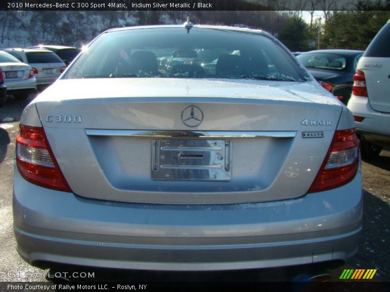 Iridium Silver Metallic / Black 2010 Mercedes-Benz C 300 Sport 4Matic