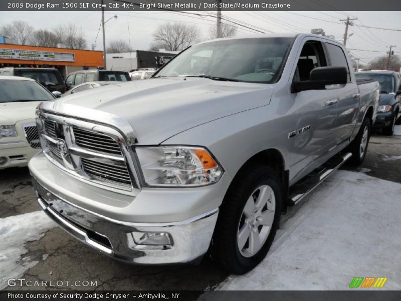 Bright Silver Metallic / Dark Slate/Medium Graystone 2009 Dodge Ram 1500 SLT Crew Cab 4x4