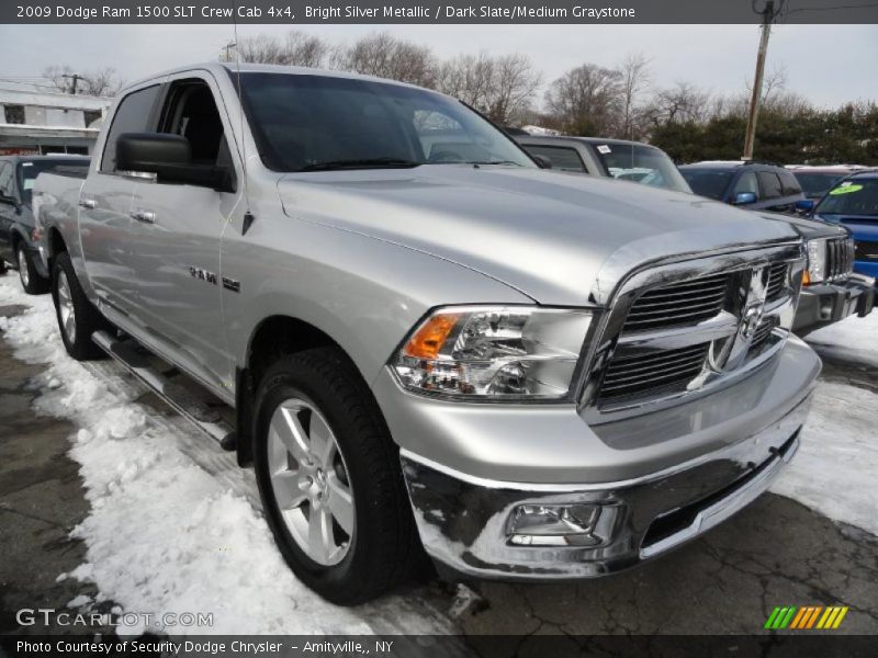 Bright Silver Metallic / Dark Slate/Medium Graystone 2009 Dodge Ram 1500 SLT Crew Cab 4x4