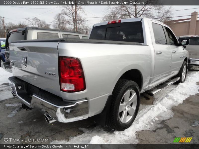 Bright Silver Metallic / Dark Slate/Medium Graystone 2009 Dodge Ram 1500 SLT Crew Cab 4x4