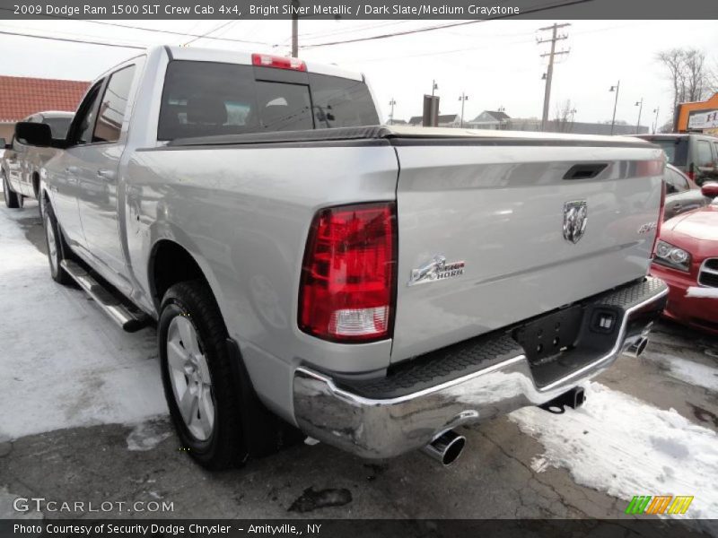 Bright Silver Metallic / Dark Slate/Medium Graystone 2009 Dodge Ram 1500 SLT Crew Cab 4x4