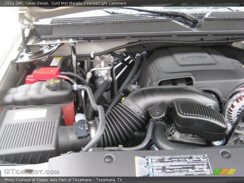 2011 Yukon Denali Engine - 6.2 Liter Flex-Fuel OHV 16-Valve VVT Vortec V8