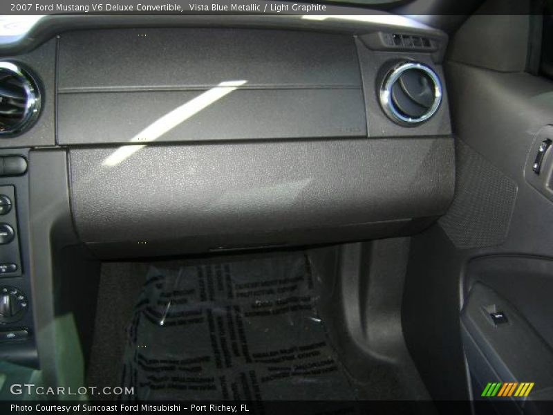Vista Blue Metallic / Light Graphite 2007 Ford Mustang V6 Deluxe Convertible