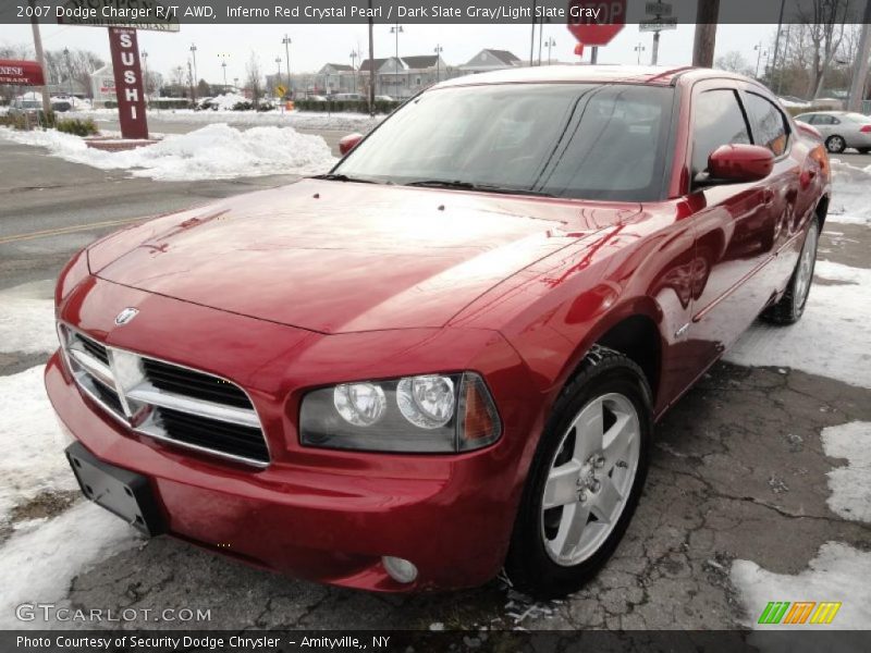 Inferno Red Crystal Pearl / Dark Slate Gray/Light Slate Gray 2007 Dodge Charger R/T AWD