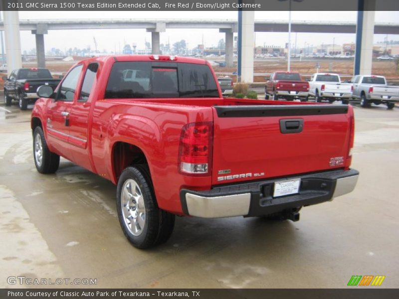 Fire Red / Ebony/Light Cashmere 2011 GMC Sierra 1500 Texas Edition Extended Cab