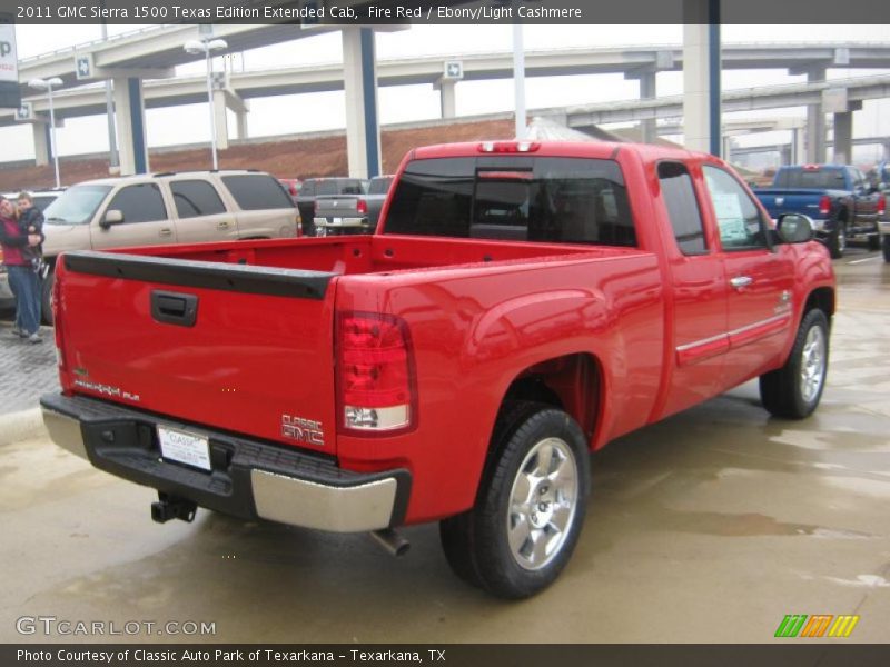 Fire Red / Ebony/Light Cashmere 2011 GMC Sierra 1500 Texas Edition Extended Cab