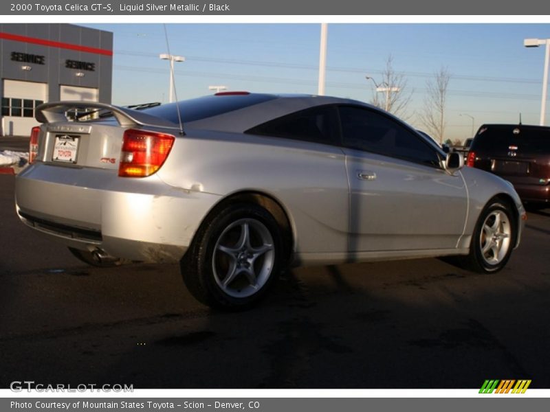 Liquid Silver Metallic / Black 2000 Toyota Celica GT-S