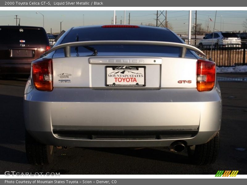 Liquid Silver Metallic / Black 2000 Toyota Celica GT-S
