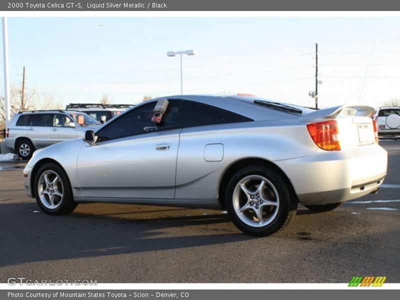 Liquid Silver Metallic / Black 2000 Toyota Celica GT-S