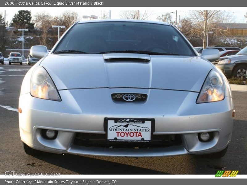 Liquid Silver Metallic / Black 2000 Toyota Celica GT-S