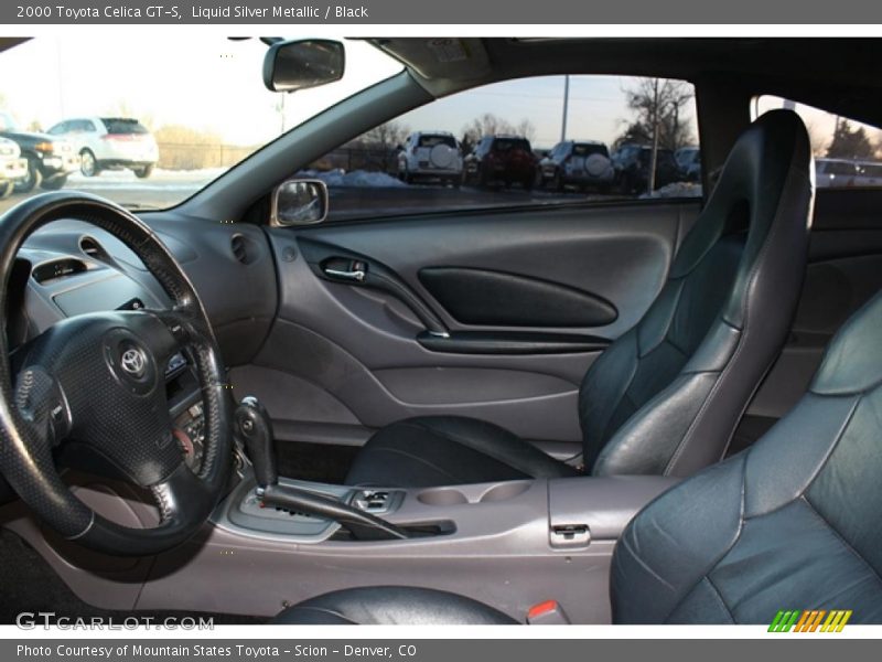 Liquid Silver Metallic / Black 2000 Toyota Celica GT-S