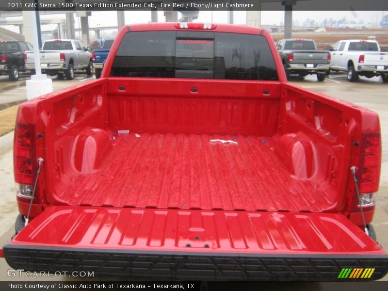 Fire Red / Ebony/Light Cashmere 2011 GMC Sierra 1500 Texas Edition Extended Cab