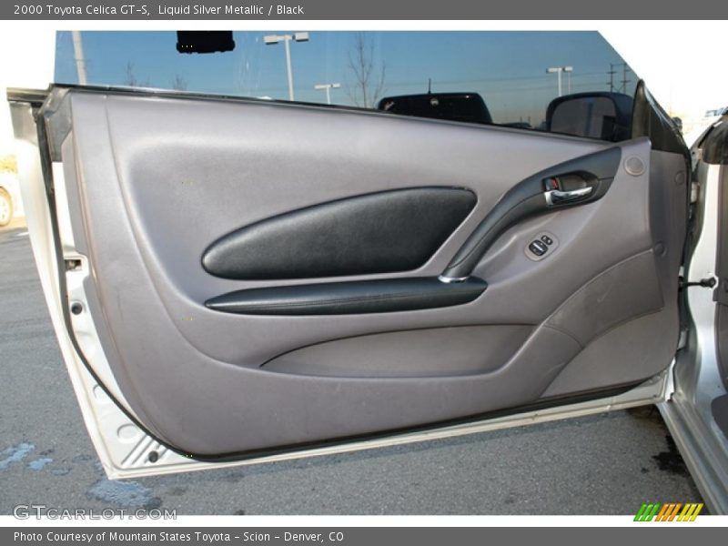 Liquid Silver Metallic / Black 2000 Toyota Celica GT-S
