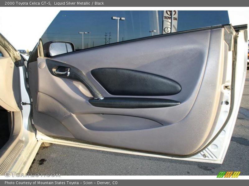 Liquid Silver Metallic / Black 2000 Toyota Celica GT-S
