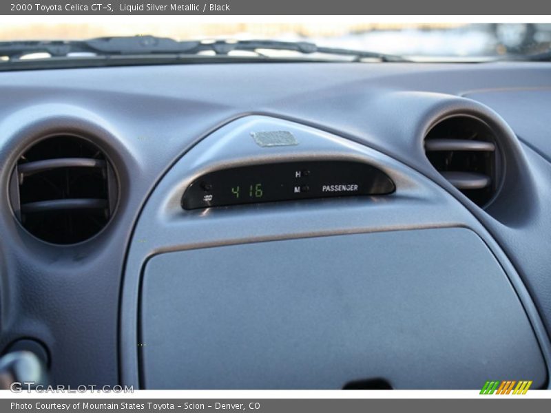 Liquid Silver Metallic / Black 2000 Toyota Celica GT-S