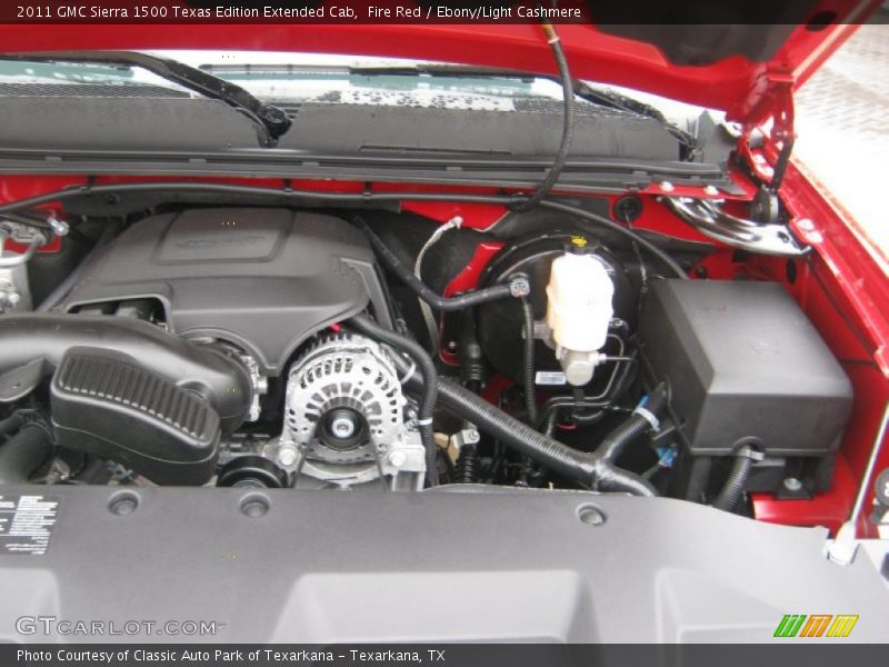 Fire Red / Ebony/Light Cashmere 2011 GMC Sierra 1500 Texas Edition Extended Cab