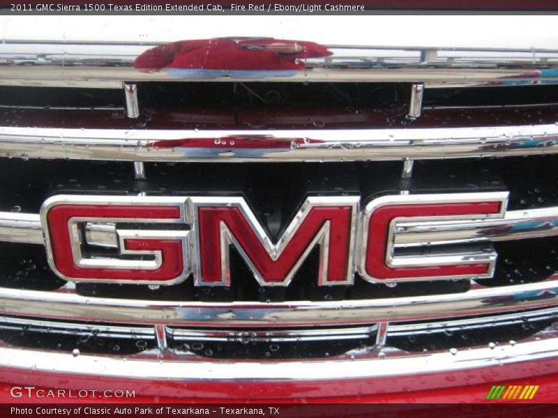 Fire Red / Ebony/Light Cashmere 2011 GMC Sierra 1500 Texas Edition Extended Cab